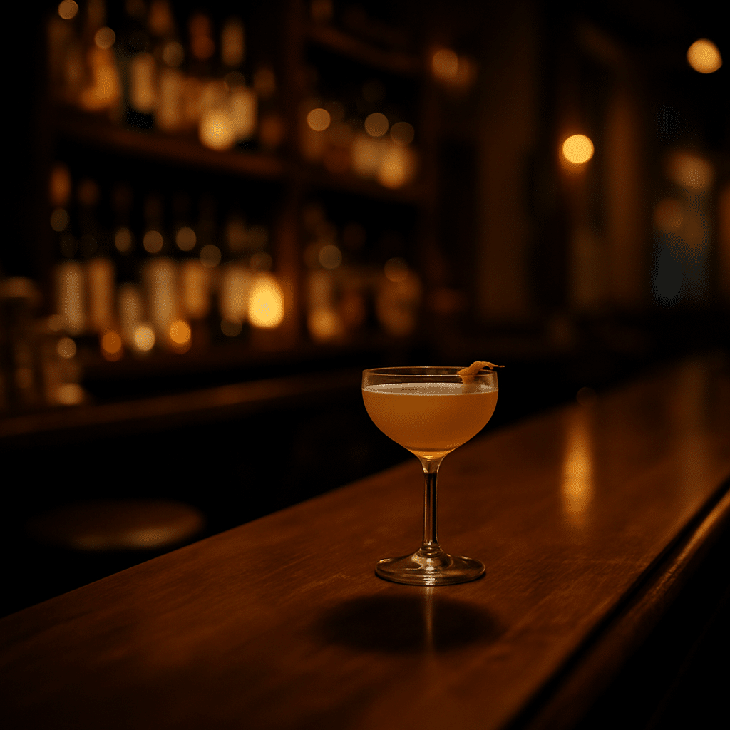 A cozy Stockholm bar with a cocktail at night